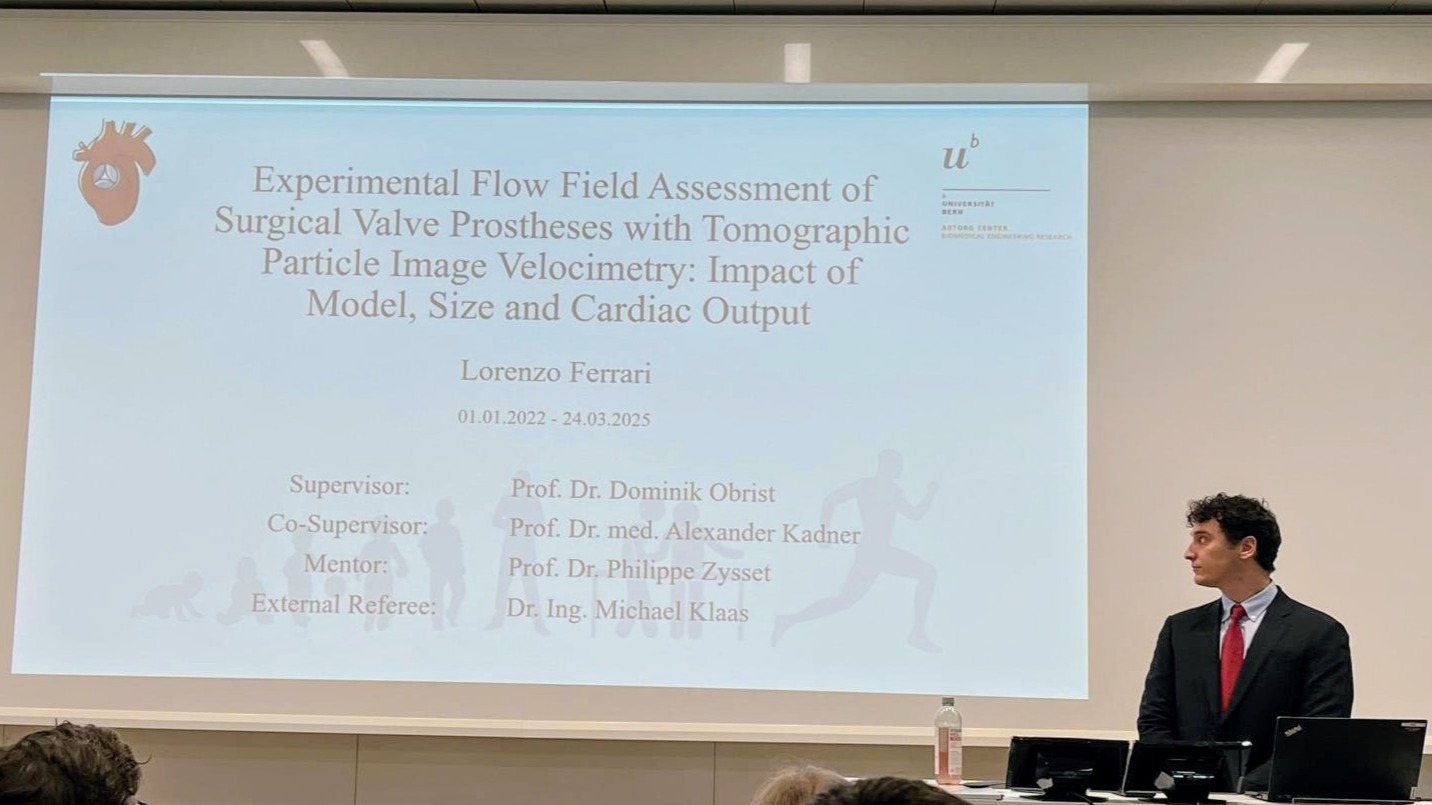 PhD Defense: Lorenzo Ferrari Assesses Hemodynamics of Heart Valve Prostheses