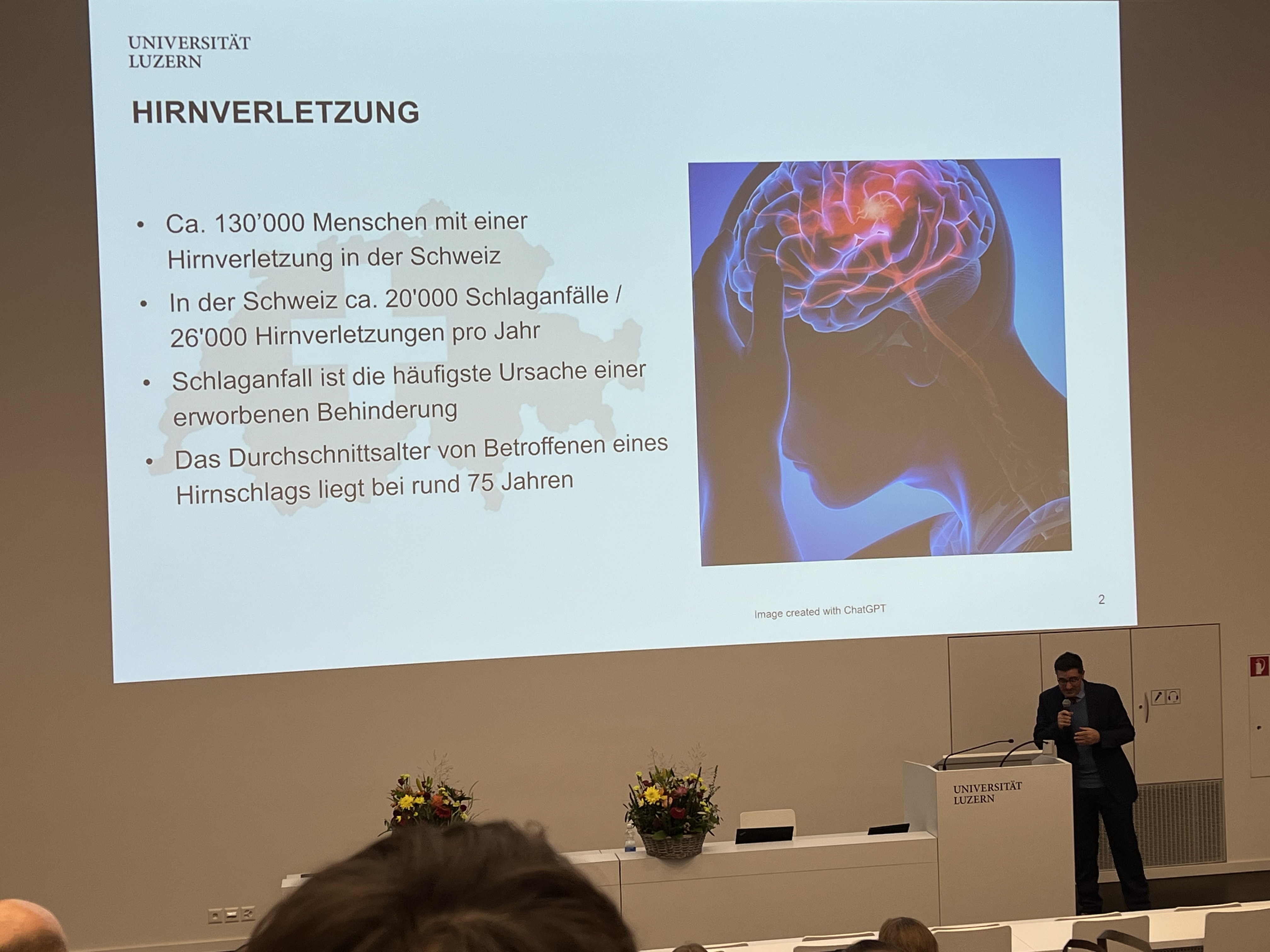 ARTORG Alumnus Dario Cazzoli Gives Inaugural Lecture for Professorship at University of Lucerne