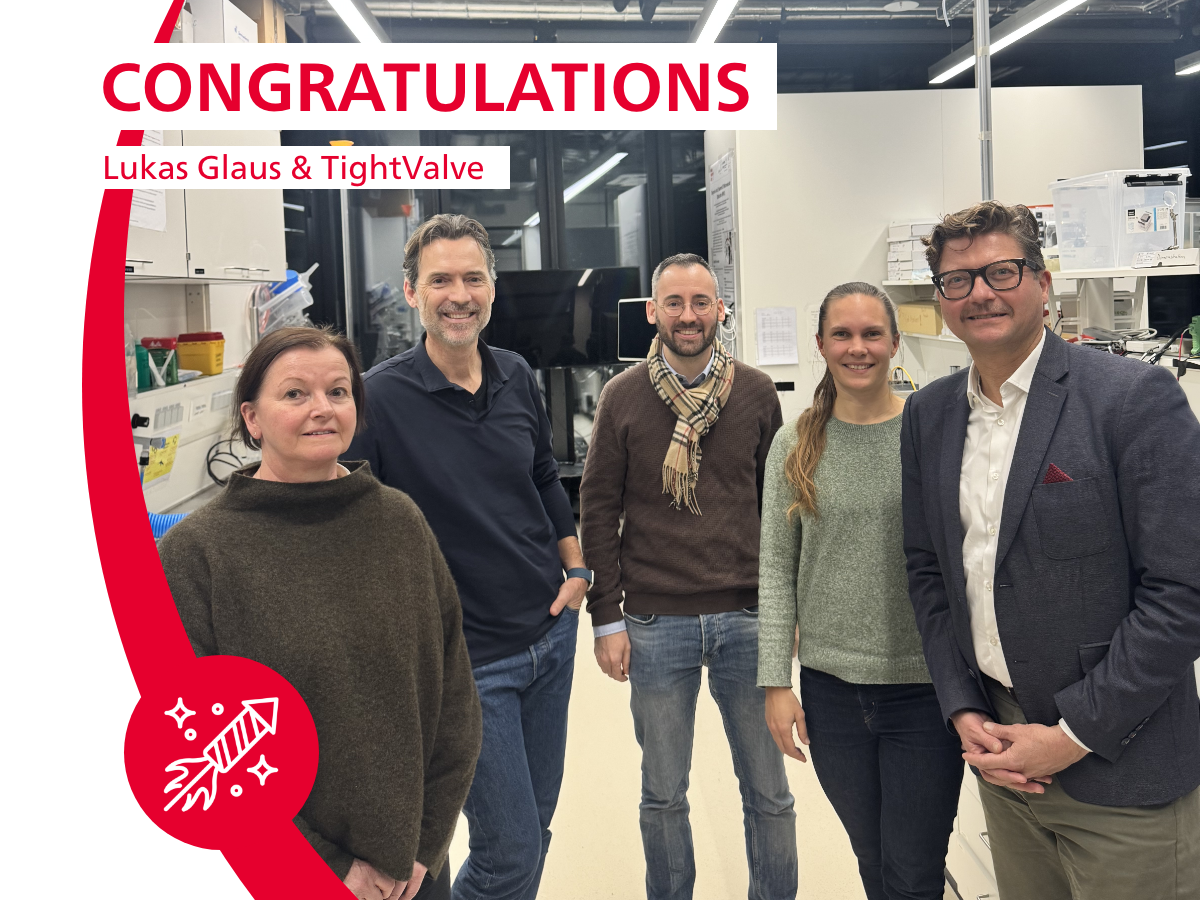 ARTORG Spin-Off TightValve receives Gebert Rüf Stiftung InnoBooster Grant + UniBE Venture Fellowship
