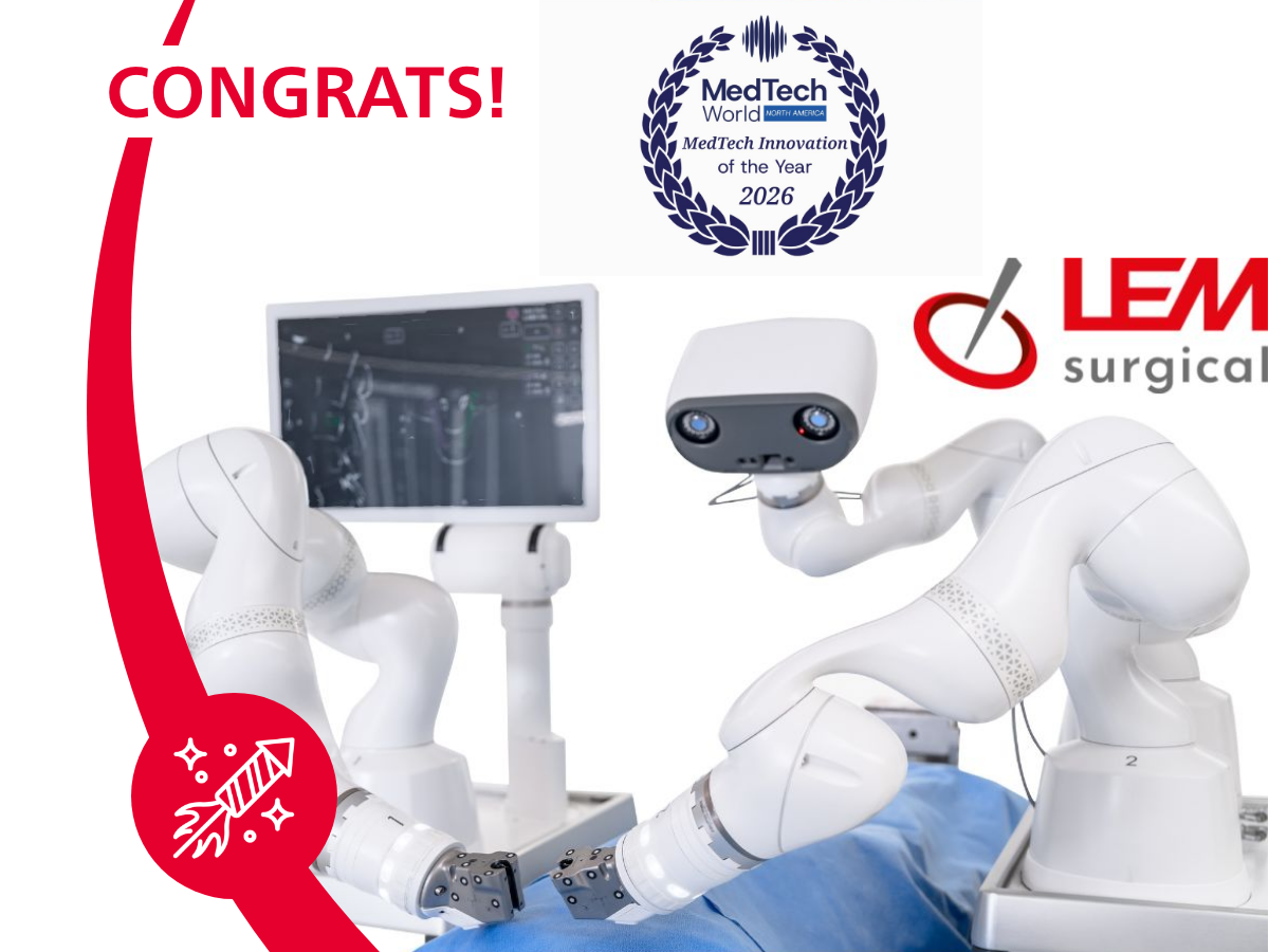 ARTORG Center Spin-Off LEM Surgical wins MedTech Innovation of the Year 2026 at MedTech World Awards