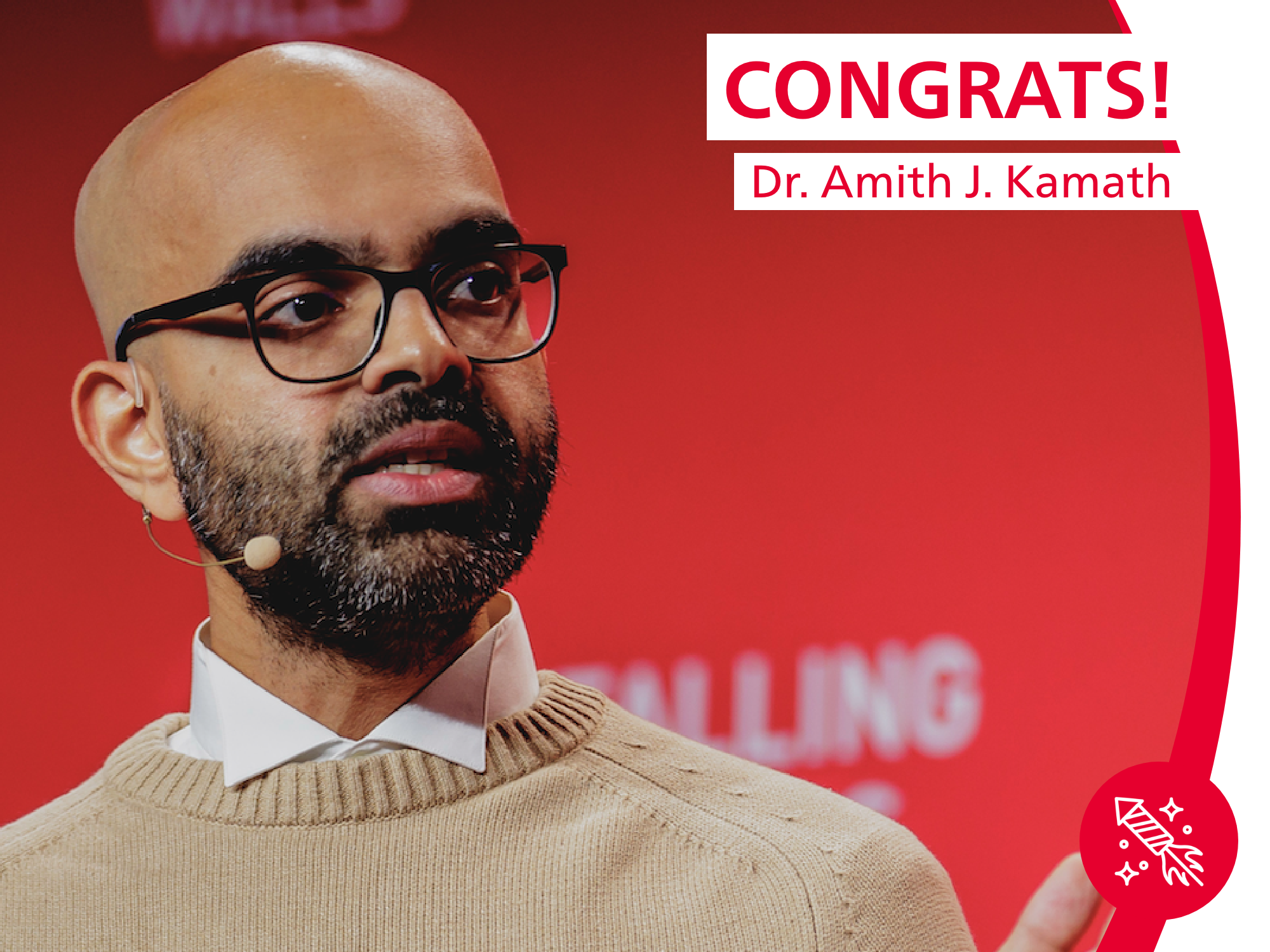 Dr. Amith J. Kamath and ContourAId receive BRIDGE Proof-of-Concept Grant